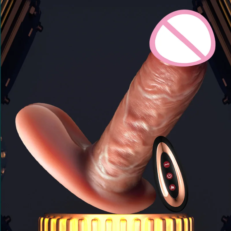 Soft Realistic Thrusting Dildo Remote Vibrator penis Sex Toys Wearable Dildo Women Sex Toy Adult Sex Toy Dildo dick For Women