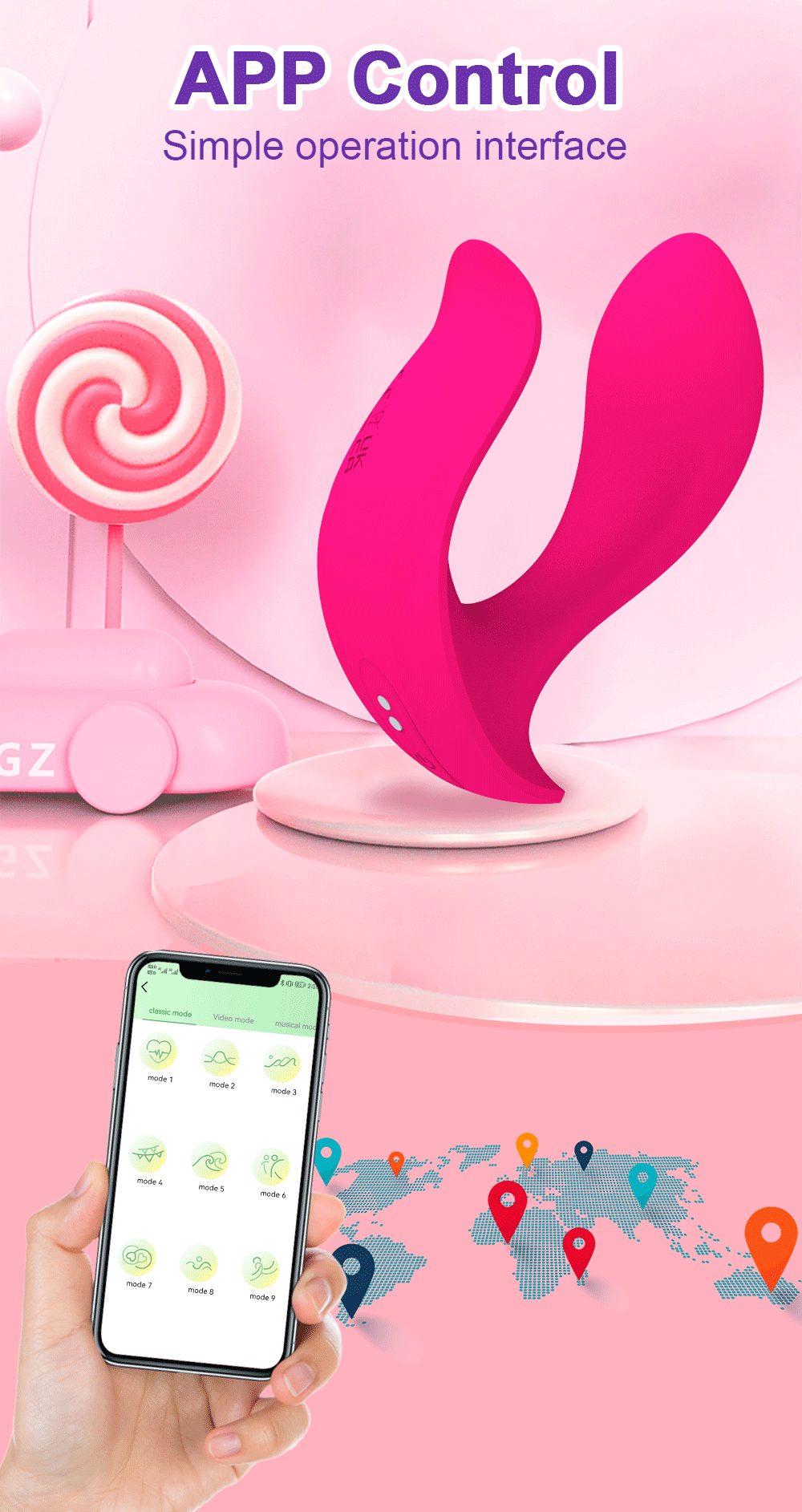 Wireless Dildo APP Bluetooth Vibrator for Women Remote Control Clitoris Stimulator Powerful Adults Goods Wear Panties Sex Toys Wireless Dildo APP Bluetooth Vibrator for Women Remote Control Clitoris Stimulator Powerful Adults Goods Wear Panties Sex Toys
