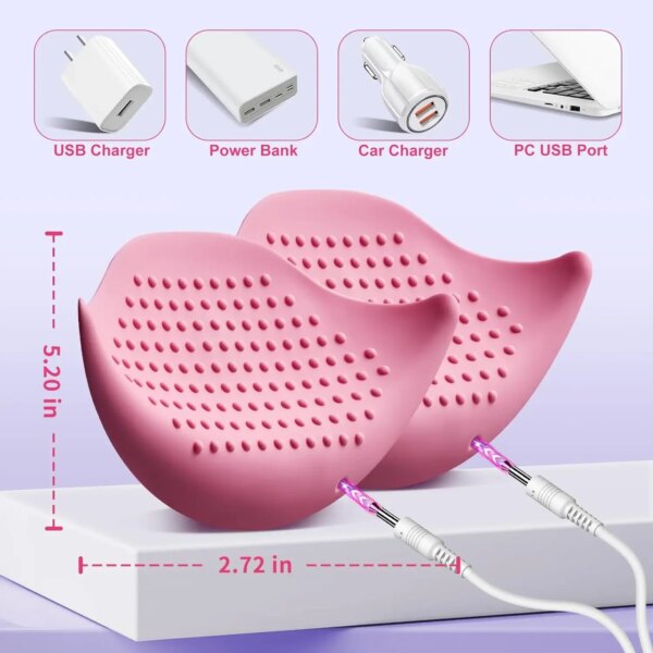 Vibrating Nipple Clamps Sucking Stimulator with 10 Powerful Vibration Modes App Remote Control Sex Toys Games Clitoral for Women