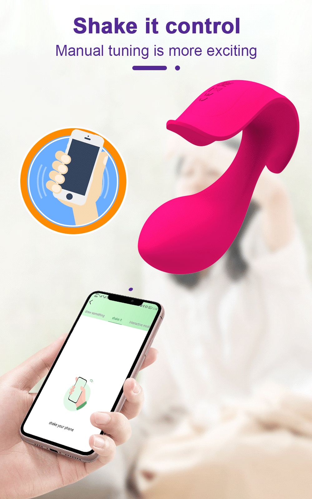 Wearable Vibrator APP Bluetooth for Women Wireless Remote Control Female Clit Clitoris Stimulator Goods Sex Toy for Adult