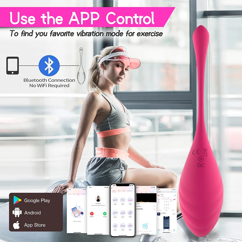 9 Speeds App Control Bluetooth Vibrator Vagina Ball Vibrating Egg Clitoris Stimulation Female Masturbation Sex Toys for Women 9 Speeds App Control Bluetooth Vibrator Vagina Ball Vibrating Egg Clitoris Stimulation Female Masturbation Sex Toys for Women