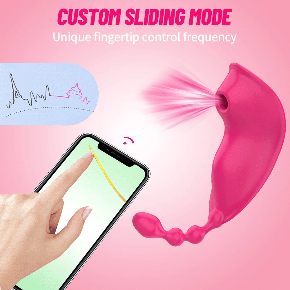 Bluetooth App Remote Control Sucking Vibrator Wearable Vagina Sucker Clitoris Stimulator Vibrating Panties Sex Toys For Women Bluetooth App Remote Control Sucking Vibrator Wearable Vagina Sucker Clitoris Stimulator Vibrating Panties Sex Toys For Women