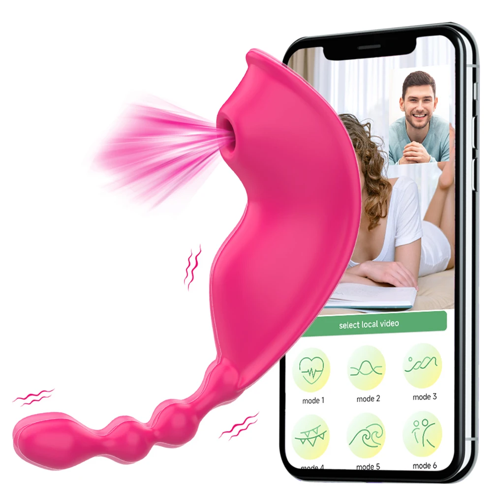 Bluetooth App Remote Control Sucking Vibrator Wearable Vagina Sucker Clitoris Stimulator Vibrating Panties Sex Toys For Women Bluetooth App Remote Control Sucking Vibrator Wearable Vagina Sucker Clitoris Stimulator Vibrating Panties Sex Toys For Women