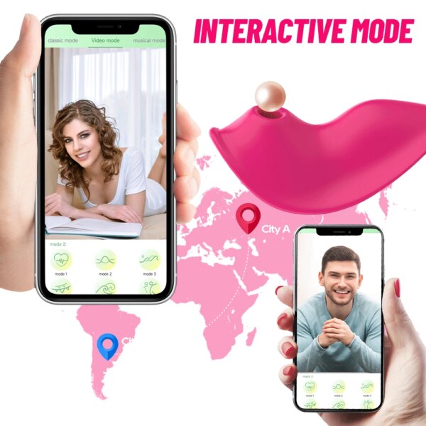 Bluetooth App Remote Control  Sucking Vibrator Wearable Vagina Sucker Clitoris Stimulator Vibrating Panties Sex Toys For Women