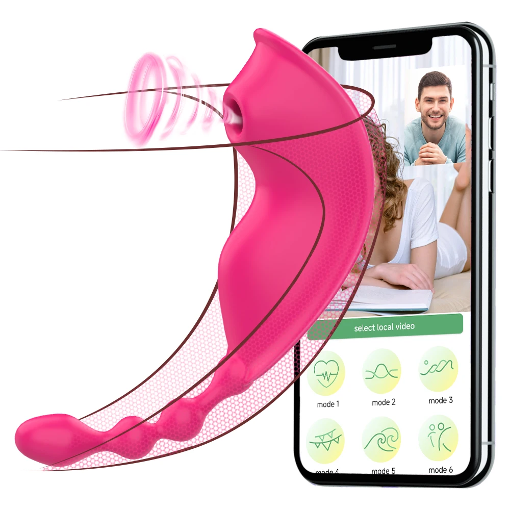 Bluetooth App Remote Control Sucking Vibrator Wearable Vagina Sucker Clitoris Stimulator Vibrating Panties Sex Toys For Women Bluetooth App Remote Control Sucking Vibrator Wearable Vagina Sucker Clitoris Stimulator Vibrating Panties Sex Toys For Women