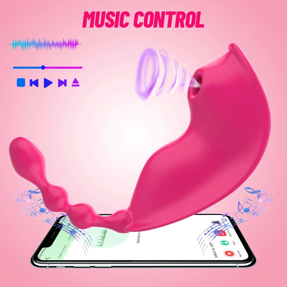 Bluetooth App Remote Control Sucking Vibrator Wearable Vagina Sucker Clitoris Stimulator Vibrating Panties Sex Toys For Women Bluetooth App Remote Control Sucking Vibrator Wearable Vagina Sucker Clitoris Stimulator Vibrating Panties Sex Toys For Women