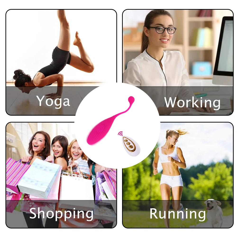 Wireless Remote Control G-spot Massager App Vibrators Female Clitoral Stimulator Vibrating Egg Sex Toy for women Vaginal Ball