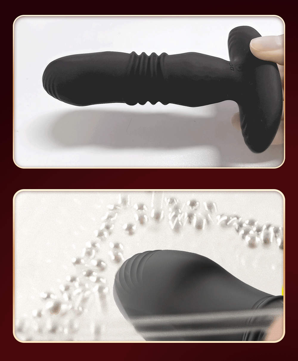 Thrusting Anal Vibrator Men Bluetooth APP Vibrator Remote Control Telescopic Prostate Massager Male Prostate Stimulator