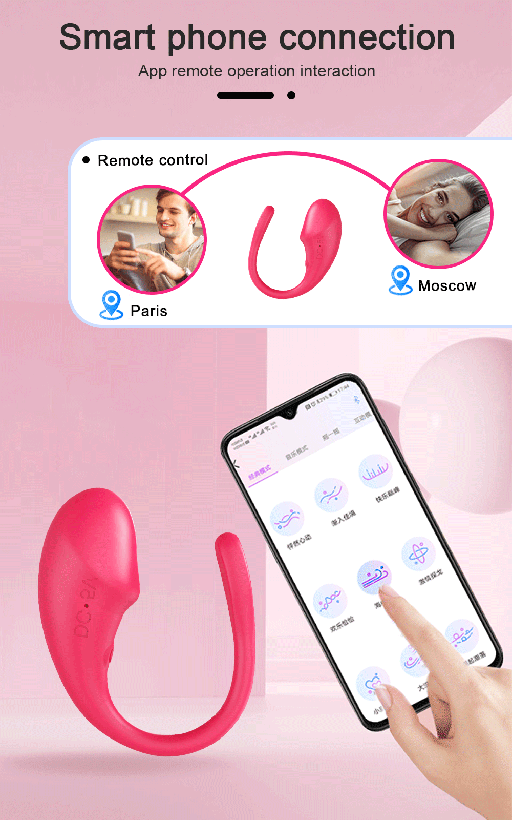 Wireless Bluetooth APP Vibrator Adult Toys for Women Remote Control Egg G Spot Clitoris Stimulator Wearable Vibrators Adults 18