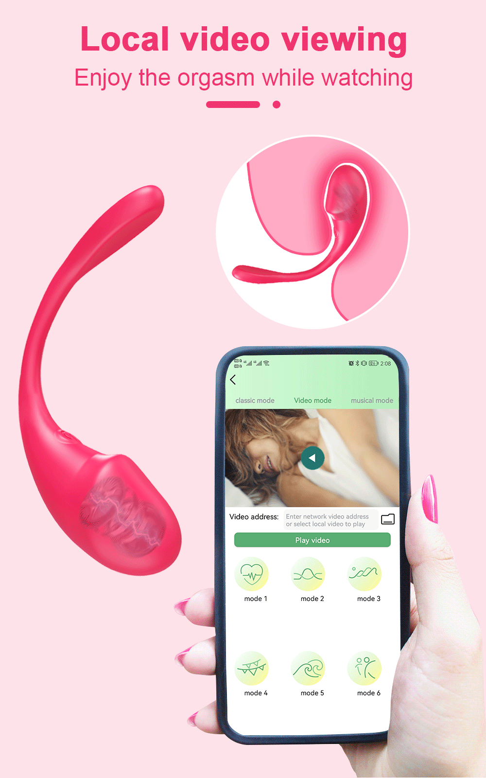 Wireless Bluetooth APP Vibrator Adult Toys for Women Remote Control Egg G Spot Clitoris Stimulator Wearable Vibrators Adults 18