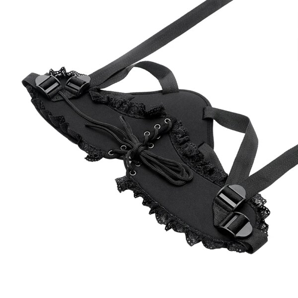 Strap On Harness Wearable Penis Bondage Dildos Lace Pants Sex Toys for Women Lesbian Female Masturbator