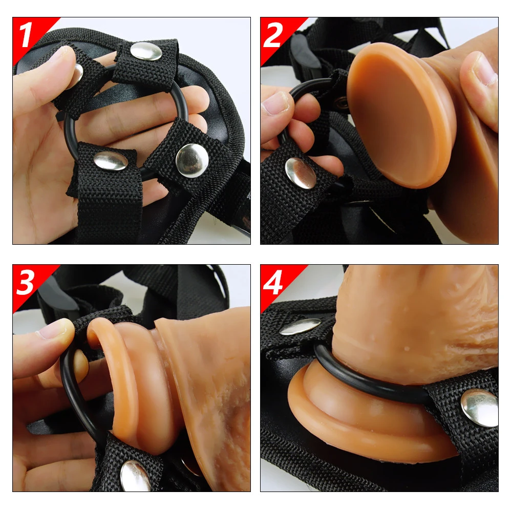 Women Dildo Panties Harness Realistic Penis Cock Strap-On Strapon Dildo With Suction Cup Dildo Belt Harness Sex Toys for Lesbian Women Dildo Panties Harness Realistic Penis Cock Strap-On Strapon Dildo With Suction Cup Dildo Belt Harness Sex Toys for Lesbian