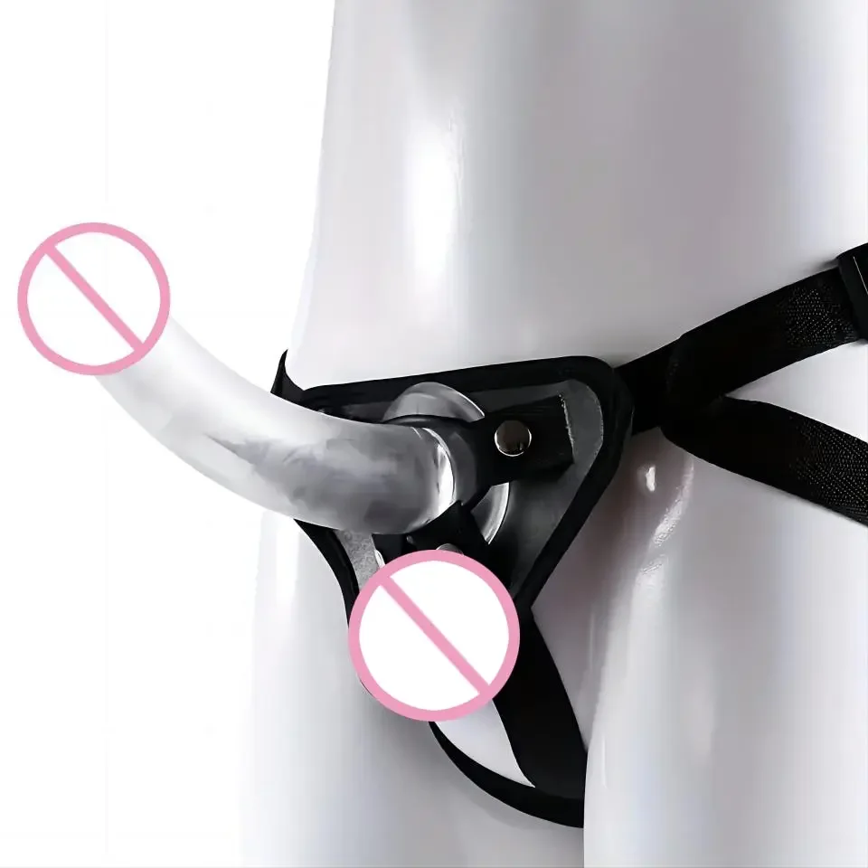 Men Strap On Dildo Panties Wearable Massager Penis Penetration For Couples Dildos Lesbian Cock Gay Harness Women Realistic Sex