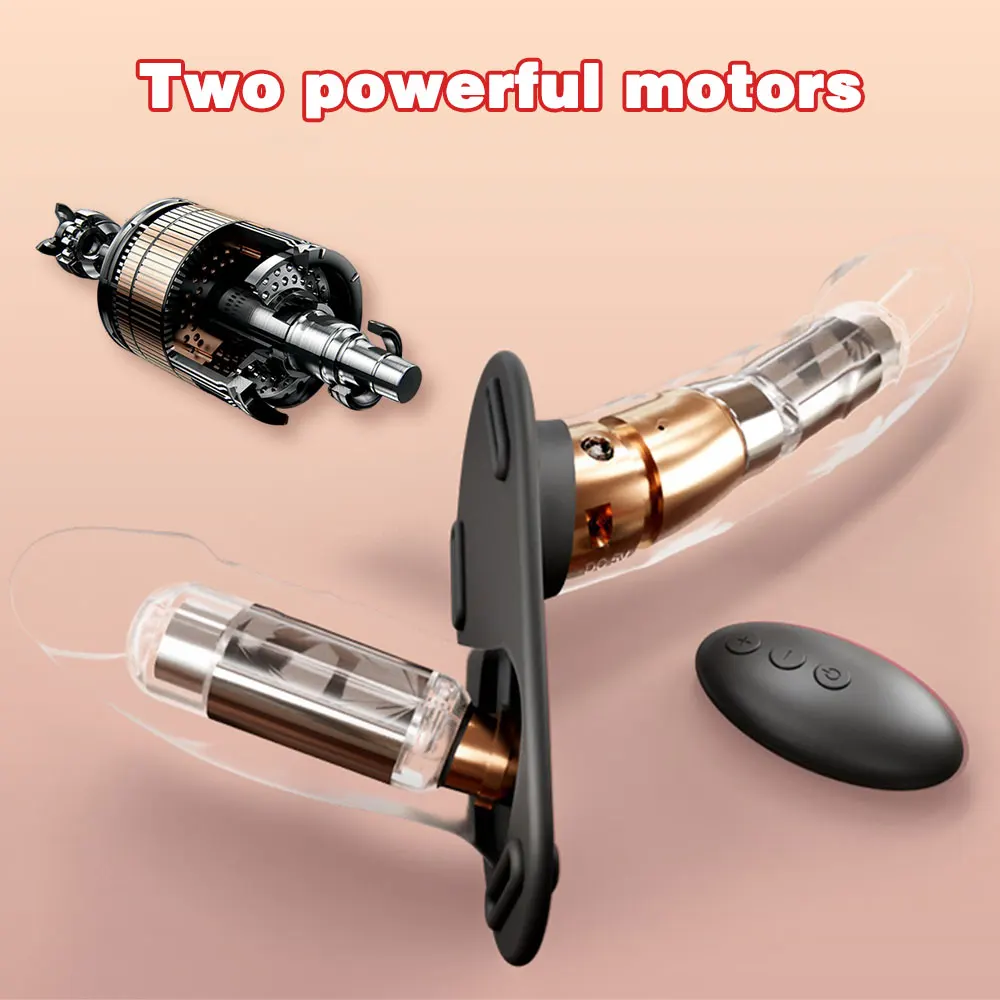 Double Head Artificial Penis Wearable Electric Strapon Vibrator For Lesbian Vibrating Sex Toys Strap On Belt Dildos For Girl Double Head Artificial Penis Wearable Electric Strapon Vibrator For Lesbian Vibrating Sex Toys Strap On Belt Dildos For Girl