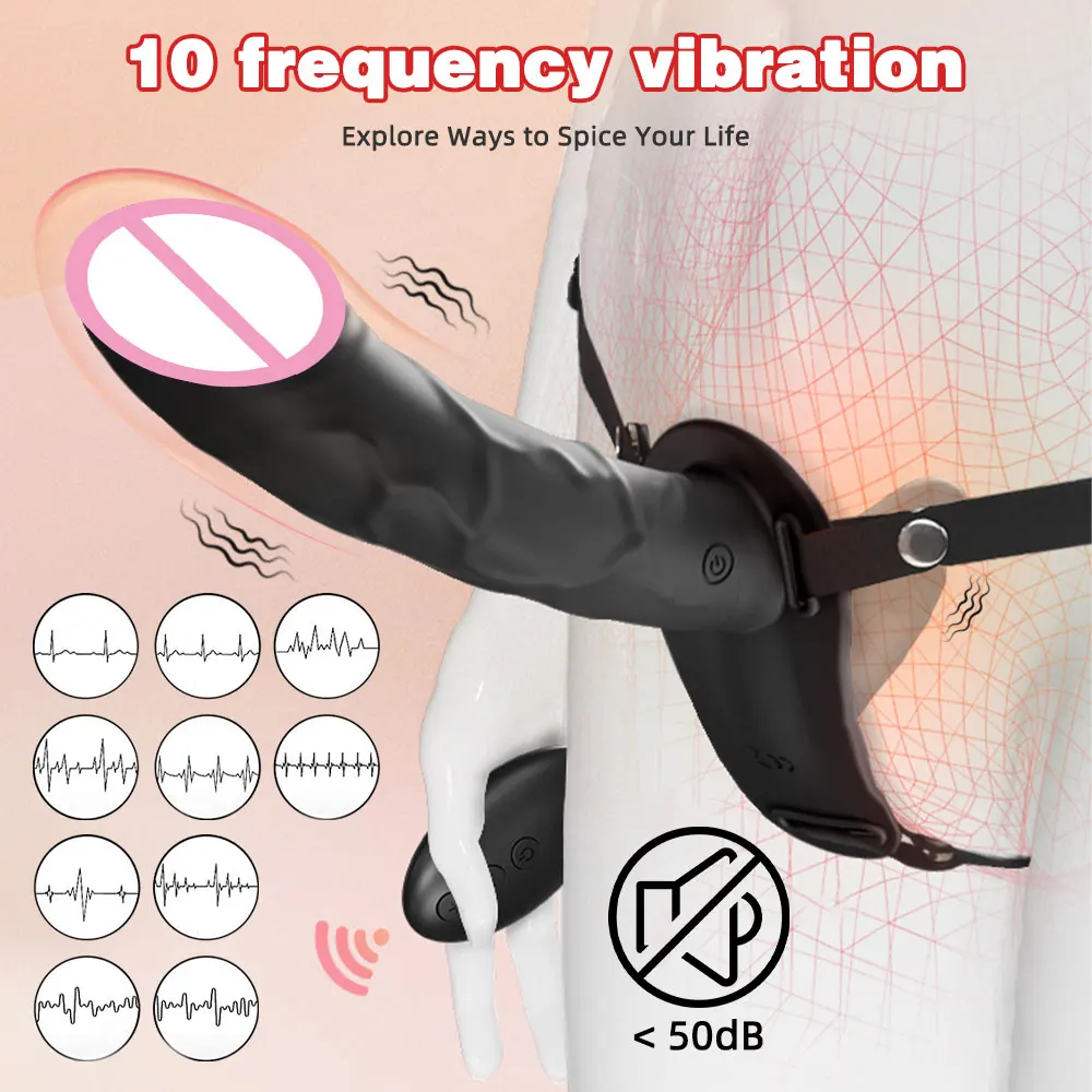 Double Head Artificial Penis Wearable Electric Strapon Vibrator For Lesbian Vibrating Sex Toys Strap On Belt Dildos For Girl Double Head Artificial Penis Wearable Electric Strapon Vibrator For Lesbian Vibrating Sex Toys Strap On Belt Dildos For Girl