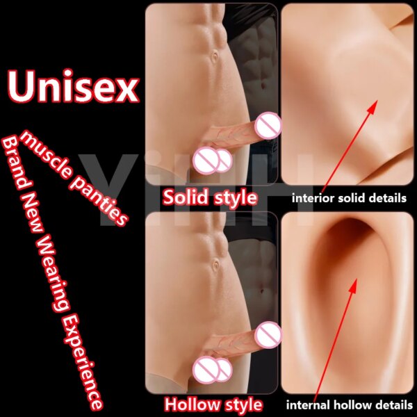 Strap On Dildo Panties Wearable Hollow Penis For Man Enlarged Sleeve Lesbian Strapon Dildo Pants Sex Toys For Couple Woman Gay
