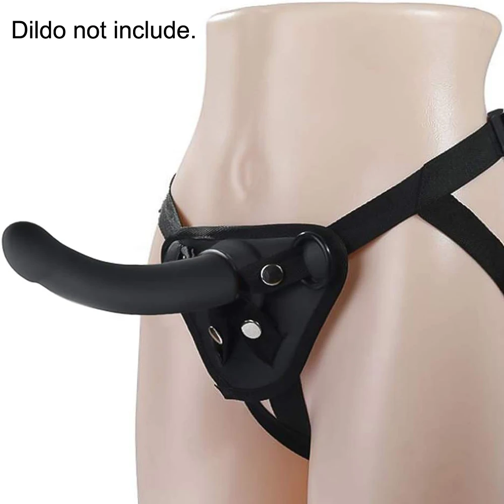 Wearable Strap-on Harness Compatible Suction Cup Dildo Adjustable Harness Sex Toy for Women Man Lesbian Female Play