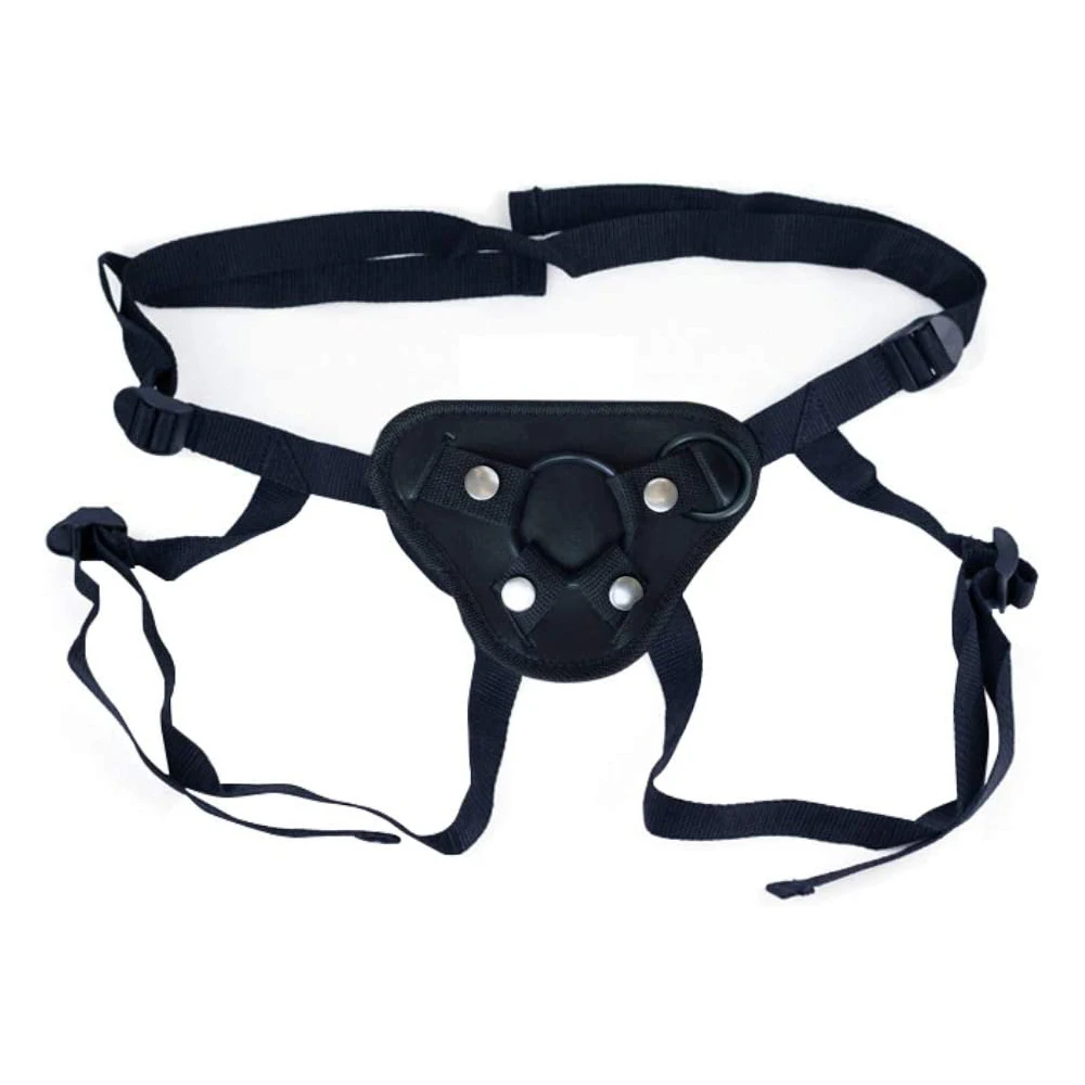 Wearable Strap-on Harness Compatible Suction Cup Dildo Adjustable Harness Sex Toy for Women Man Lesbian Female Play