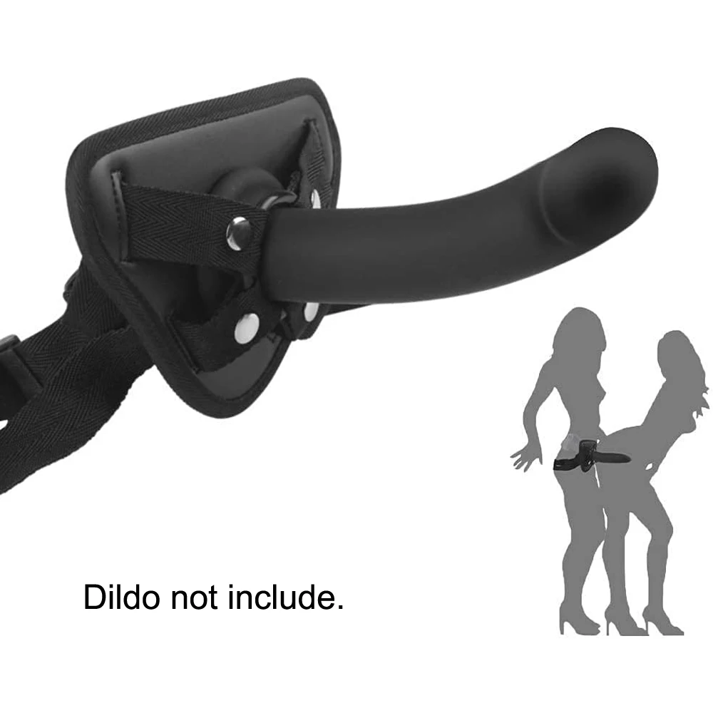 Wearable Strap-on Harness Compatible Suction Cup Dildo Adjustable Harness Sex Toy for Women Man Lesbian Female Play