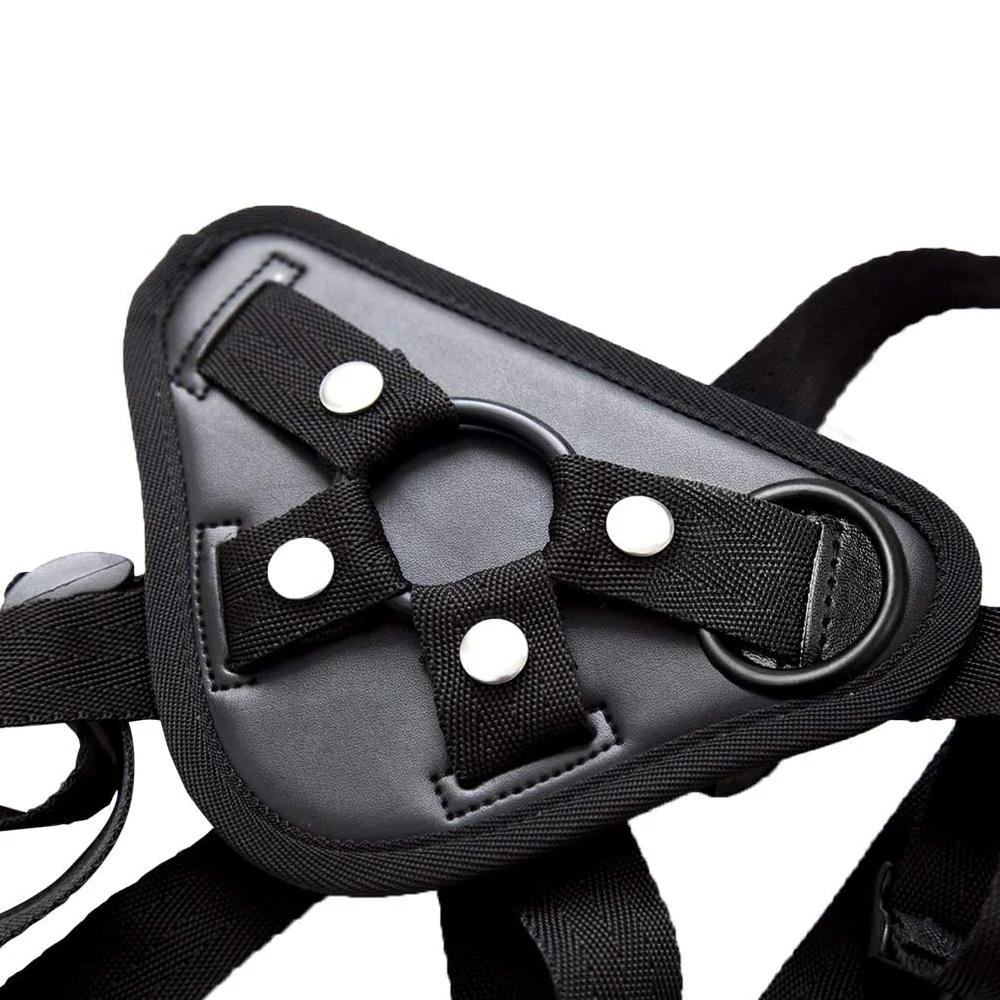 Wearable Strap-on Harness Compatible Suction Cup Dildo Adjustable Harness Sex Toy for Women Man Lesbian Female Play