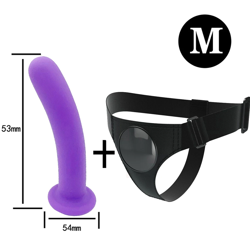 Men Strap On Dildo Panties Wearable Solid Penis Lengthen Sleeve Strapon Dildo Pants Harness Belt for Man Sex Toys For Woman Gay