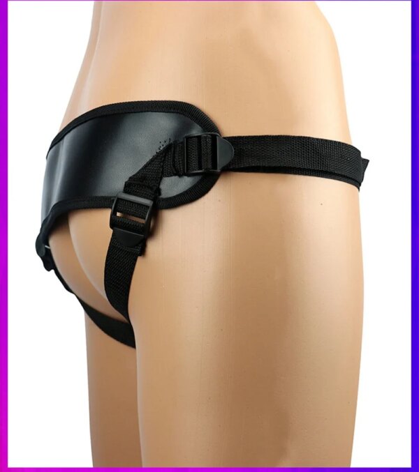 Lesbian Strap on Erotic Panties Aldult Bondage Gear Women's Wearable Briefs Anal Vaginal Masturbators Sex Toy T-back Fixed Dildo