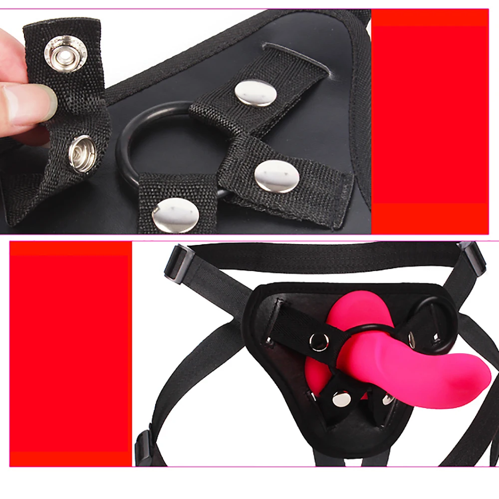Sex Vibrator For Lesbian Didlo Strap On Harness Vibrating Panties for Woman Sex Bondage Dildo Penis Sex Belt Adult Sex Vibrator