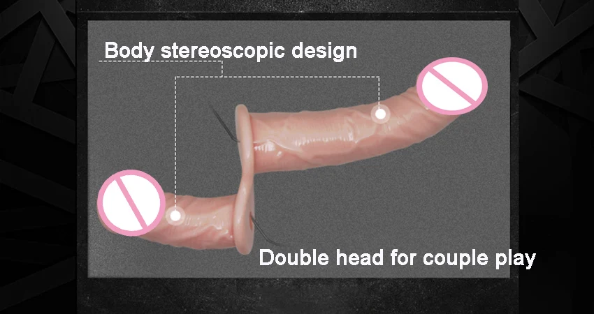 Double Strap on Dildo Vibrator Dual Penetration Strap-on Penis Pants Wearable Vibrating Strap on Belt Sex Toys for Lesbian Women