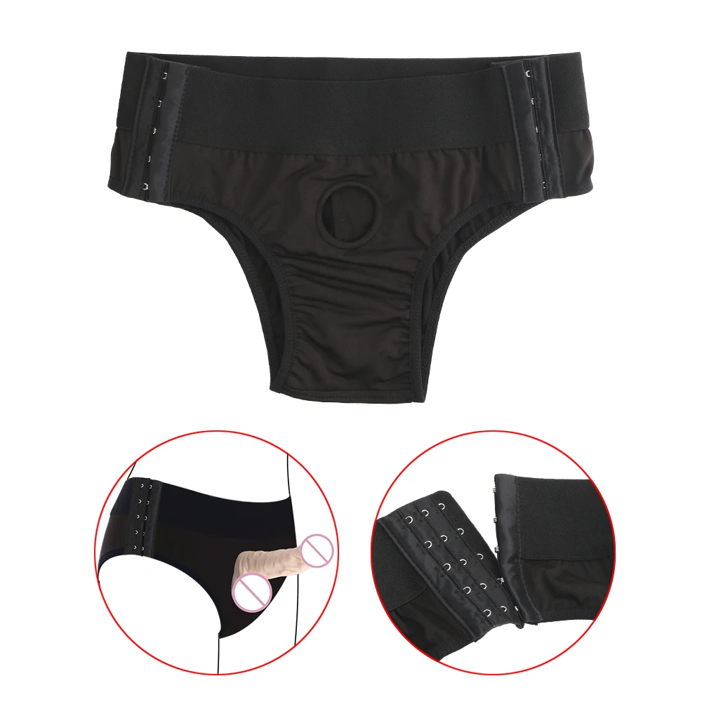 Wearable Sex Toys for lesbian Strapon Panties With O-Rings Strap-on Dildo Pants Adjustable Ultra Elastic Sex products for Woman