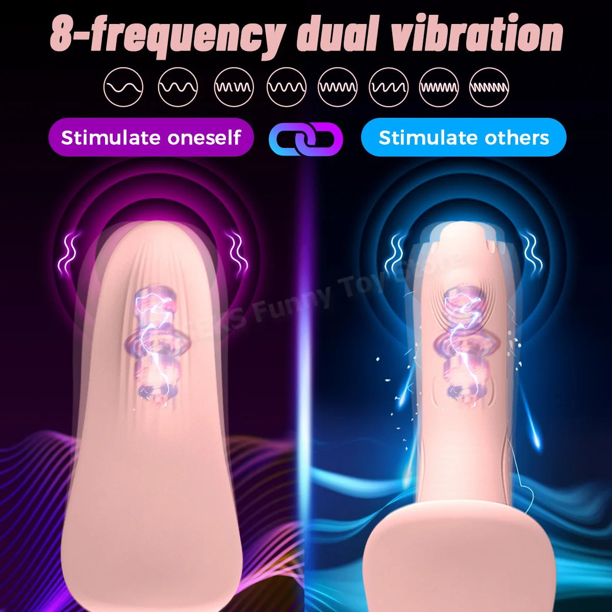 HESEKS Wearable Vibrator for Lesbian Strap On Dildo Clitoris Stimulator Vibrating Sex Toys Belt Dildos for Gay Women
