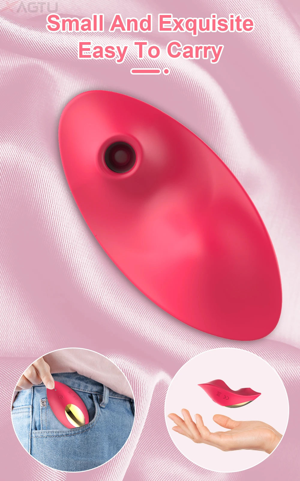 APP Bluetooth Sucking Vibrator Female Wearable Clit Sucker Clitoris Stimulator 2 in 1 Adult Goods Sex Toy for Women 's Panties