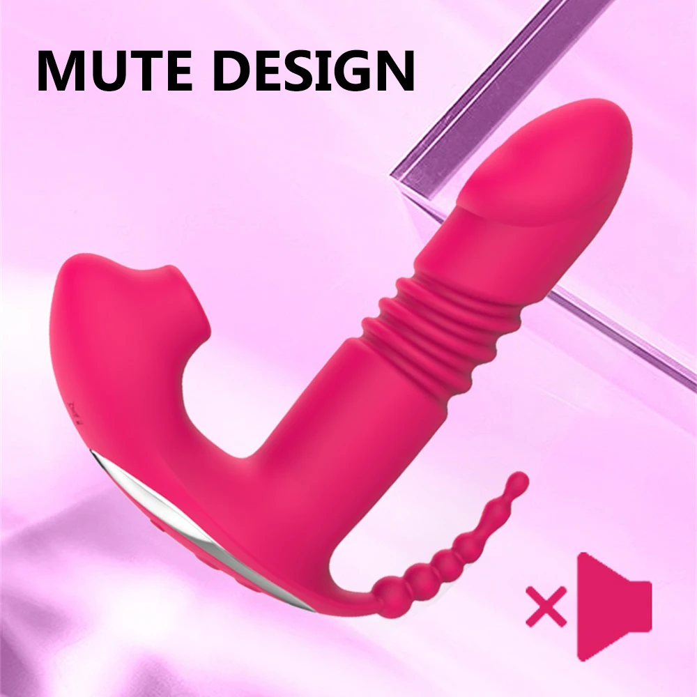 Sucking Clitoris Vibrator Women 3 In 1 Telescopic Wireless Control Clit Sucker 12 Speeds Female Wearable G-Spot Anal Stimulator Sucking Clitoris Vibrator Women 3 In 1 Telescopic Wireless Control Clit Sucker 12 Speeds Female Wearable G-Spot Anal Stimulator