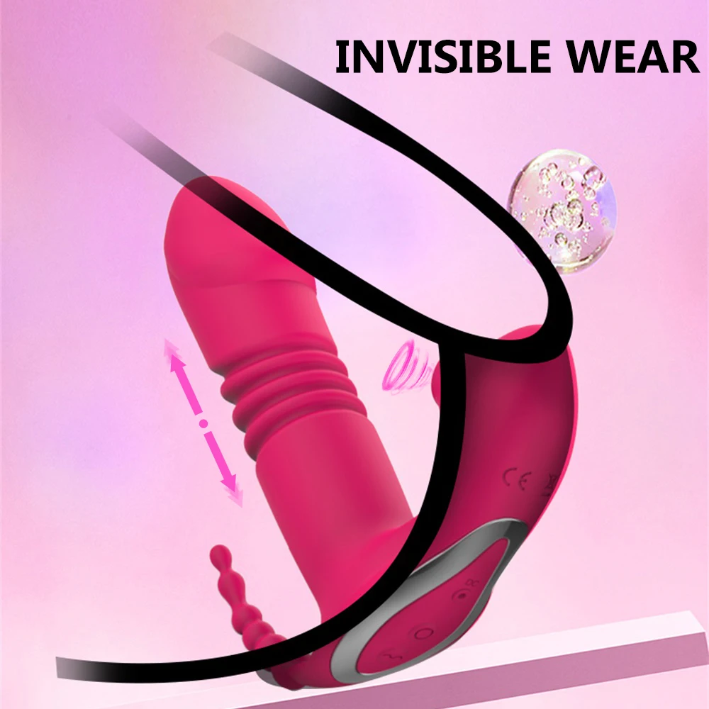 Sucking Clitoris Vibrator Women 3 In 1 Telescopic Wireless Control Clit Sucker 12 Speeds Female Wearable G-Spot Anal Stimulator Sucking Clitoris Vibrator Women 3 In 1 Telescopic Wireless Control Clit Sucker 12 Speeds Female Wearable G-Spot Anal Stimulator