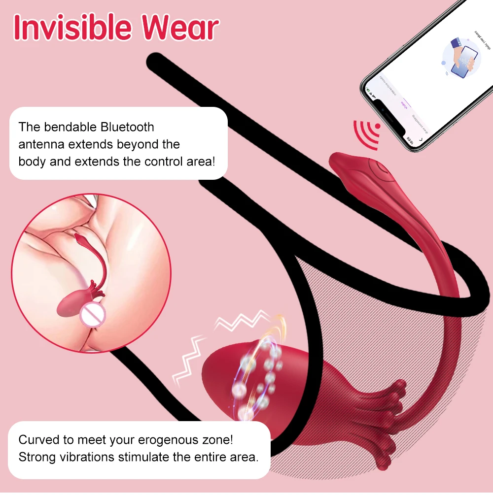 LEVETT APP Control Egg Vibrators G Spot Vagina Vibrating Kegel Balls Vibrator Female Dildo Wearable Panties Sex Toys For Women