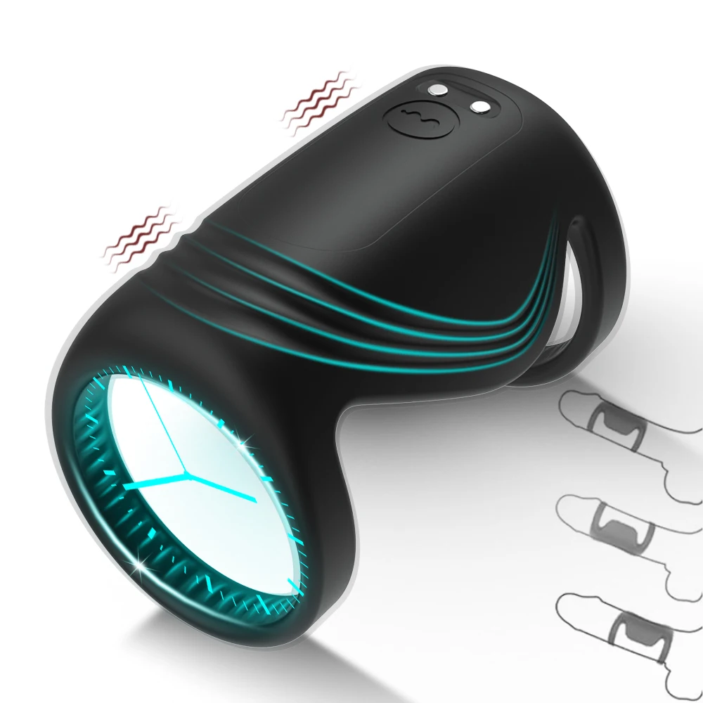 APP Remote Control Wearable Penis Sleeve Cock Ring Vibrator Men Couples Vibrating Rings Penis Delay Trainer Stimulator Sexy Toys APP Remote Control Wearable Penis Sleeve Cock Ring Vibrator Men Couples Vibrating Rings Penis Delay Trainer Stimulator Sexy Toys