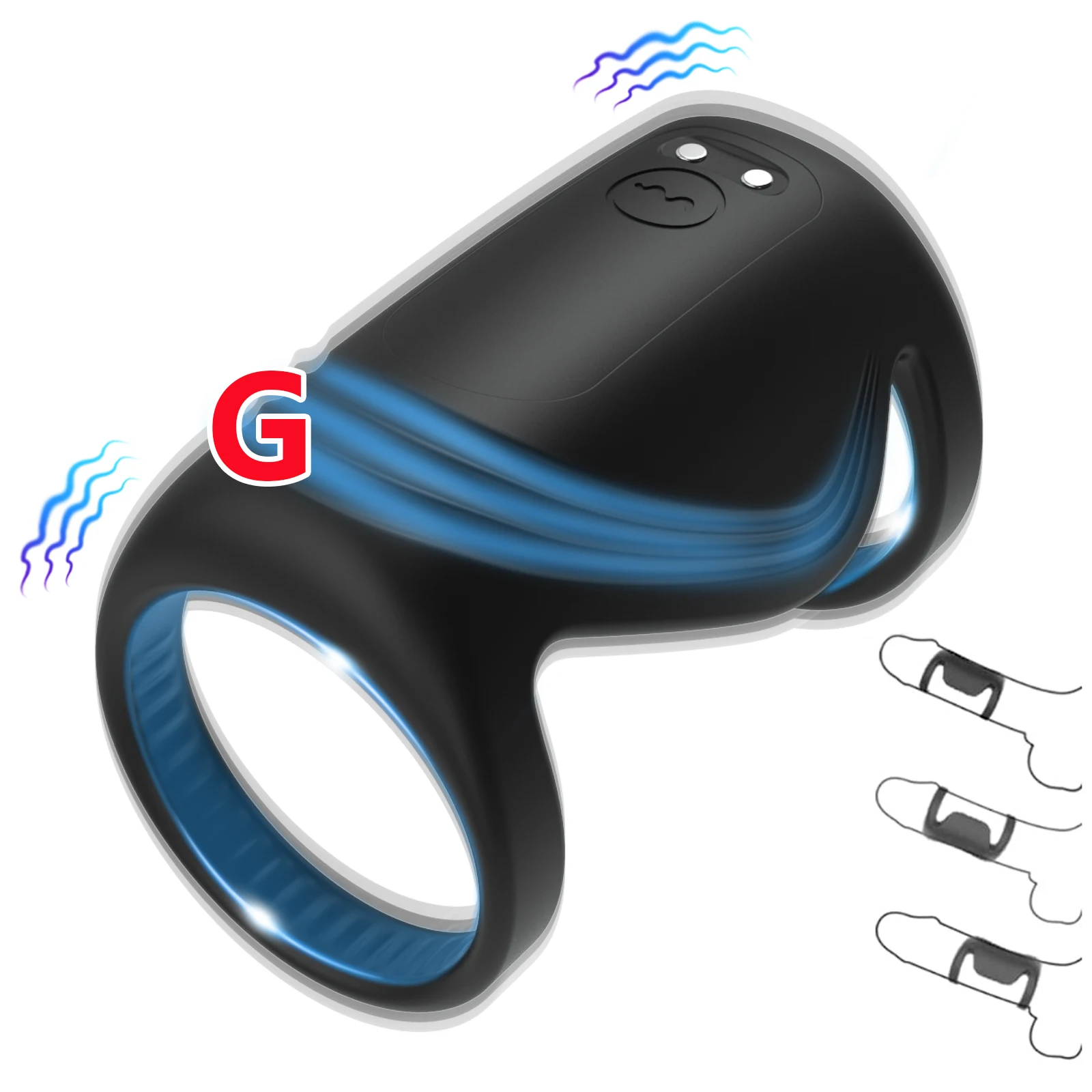 APP Remote Control Wearable Penis Sleeve Cock Ring Vibrator Men Couples Vibrating Rings Penis Delay Trainer Stimulator Sexy Toys APP Remote Control Wearable Penis Sleeve Cock Ring Vibrator Men Couples Vibrating Rings Penis Delay Trainer Stimulator Sexy Toys