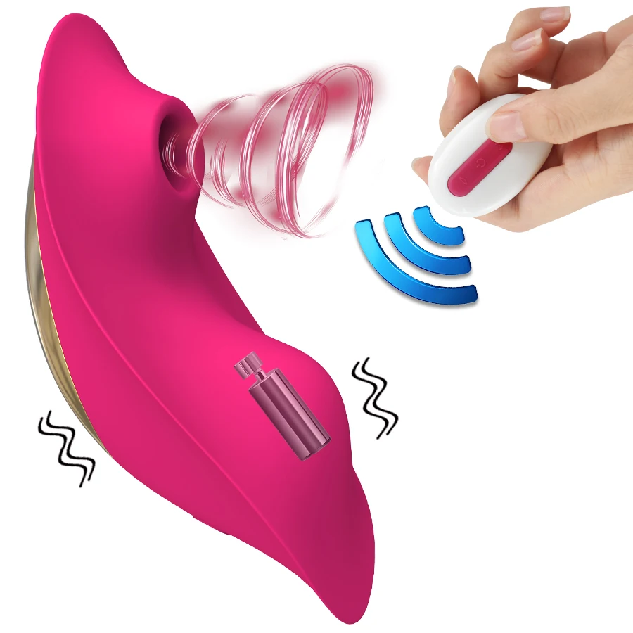 Wearable Sucking Vibrator 9 Mode Remote Control Sucker Vibrator Vagina Clitoris Stimulator Double motor Oral Sex Toys for Women Wearable Sucking Vibrator 9 Mode Remote Control Sucker Vibrator Vagina Clitoris Stimulator Double motor Oral Sex Toys for Women