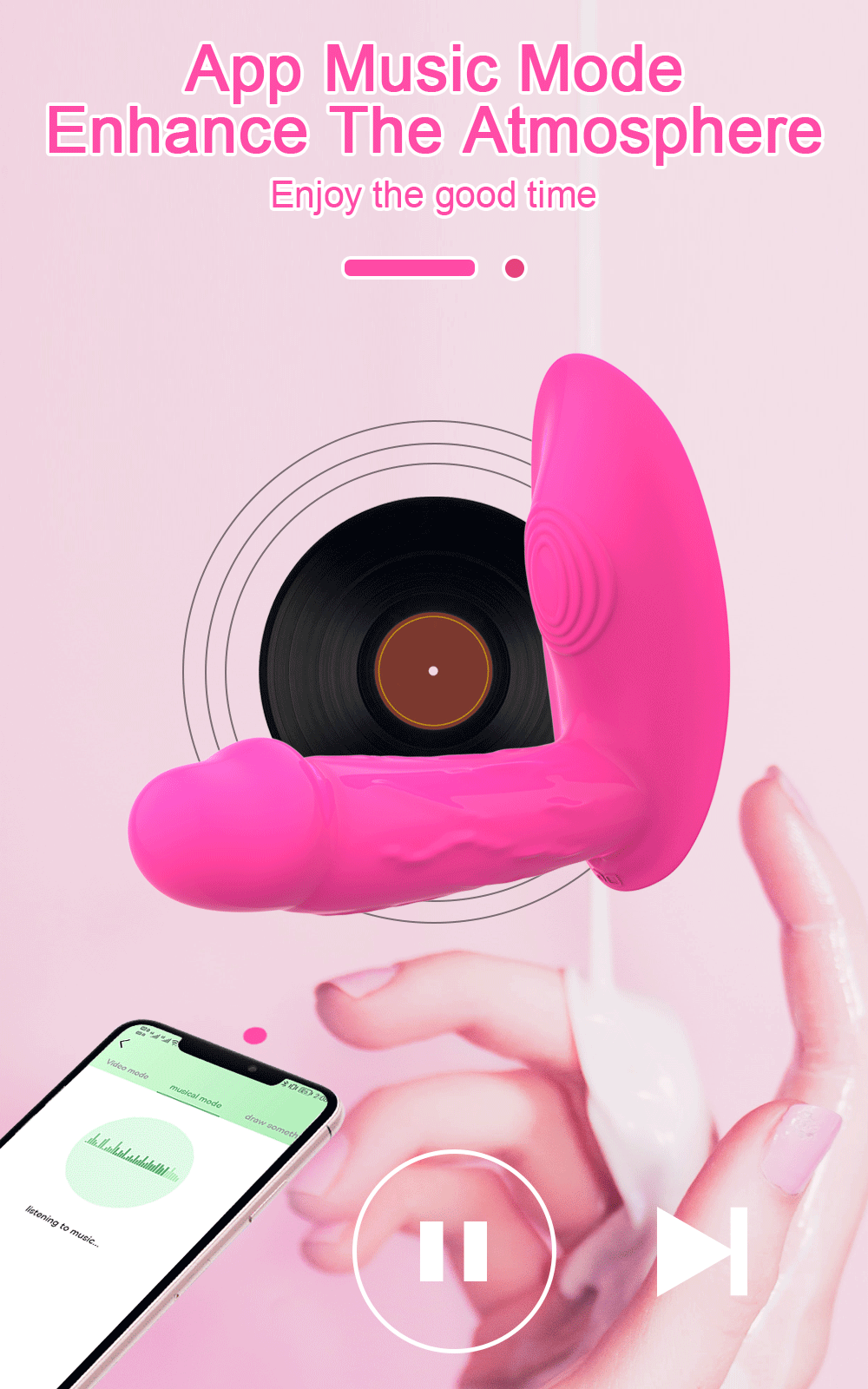 Beginner Mini Wearable Dildo Vibrator App Control Women Clitoris G-Spot Massage Vagina Stimulator Female Masturbator Sex Toy Beginner Mini Wearable Dildo Vibrator App Control Women Clitoris G-Spot Massage Vagina Stimulator Female Masturbator Sex Toy