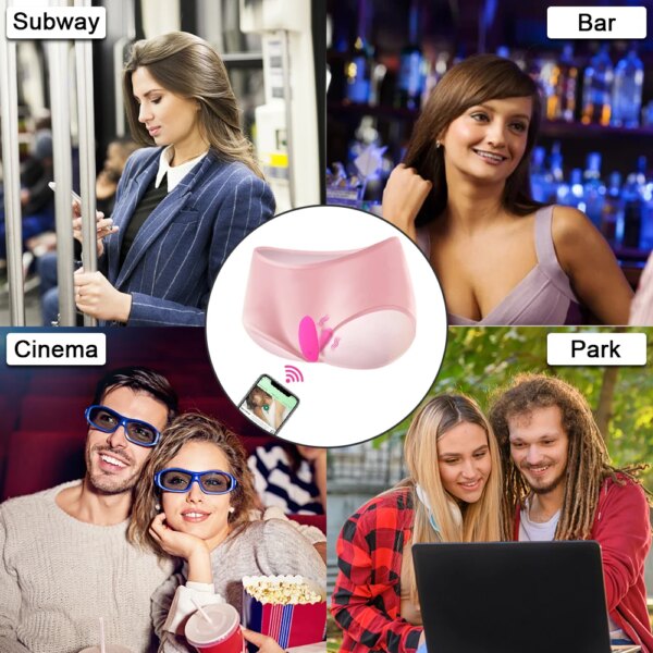 Beginner Mini Wearable Dildo Vibrator App Control Women Clitoris G-Spot Massage Vagina Stimulator Female Masturbator Sex Toy