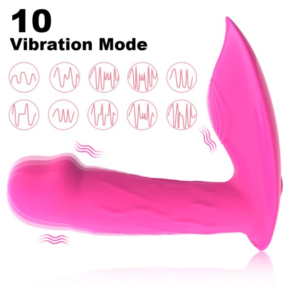 Beginner Mini Wearable Dildo Vibrator App Control Women Clitoris G-Spot Massage Vagina Stimulator Female Masturbator Sex Toy