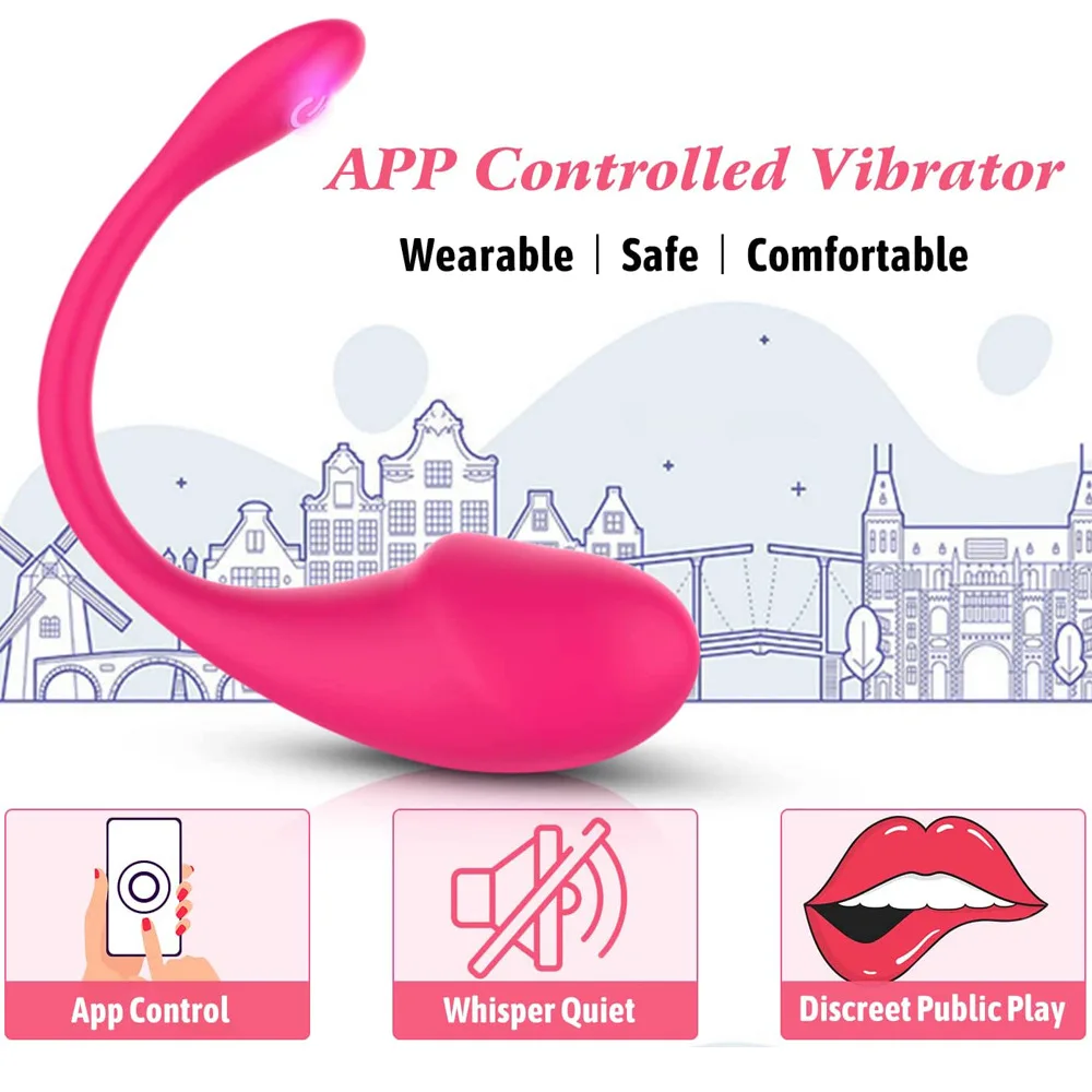 Vagina Bluetooth APP Vibrators Clitoris Stimulation Vibrating Egg G Spot Anal Massager Sex Toys for Women Panties Wearable Balls Vagina Bluetooth APP Vibrators Clitoris Stimulation Vibrating Egg G Spot Anal Massager Sex Toys for Women Panties Wearable Balls
