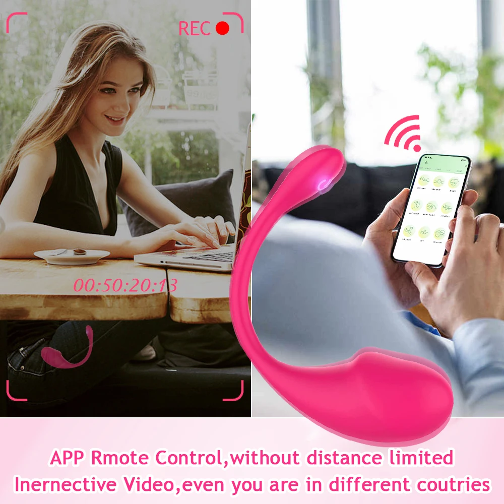 Vagina Bluetooth APP Vibrators Clitoris Stimulation Vibrating Egg G Spot Anal Massager Sex Toys for Women Panties Wearable Balls Vagina Bluetooth APP Vibrators Clitoris Stimulation Vibrating Egg G Spot Anal Massager Sex Toys for Women Panties Wearable Balls
