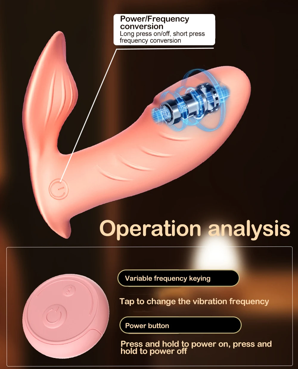 Wearable Dildo Vibrator Toy for Women Orgasm Masturbator G Spot Clit Stimulate Remote Control Adult Female Vagina Sex Machines