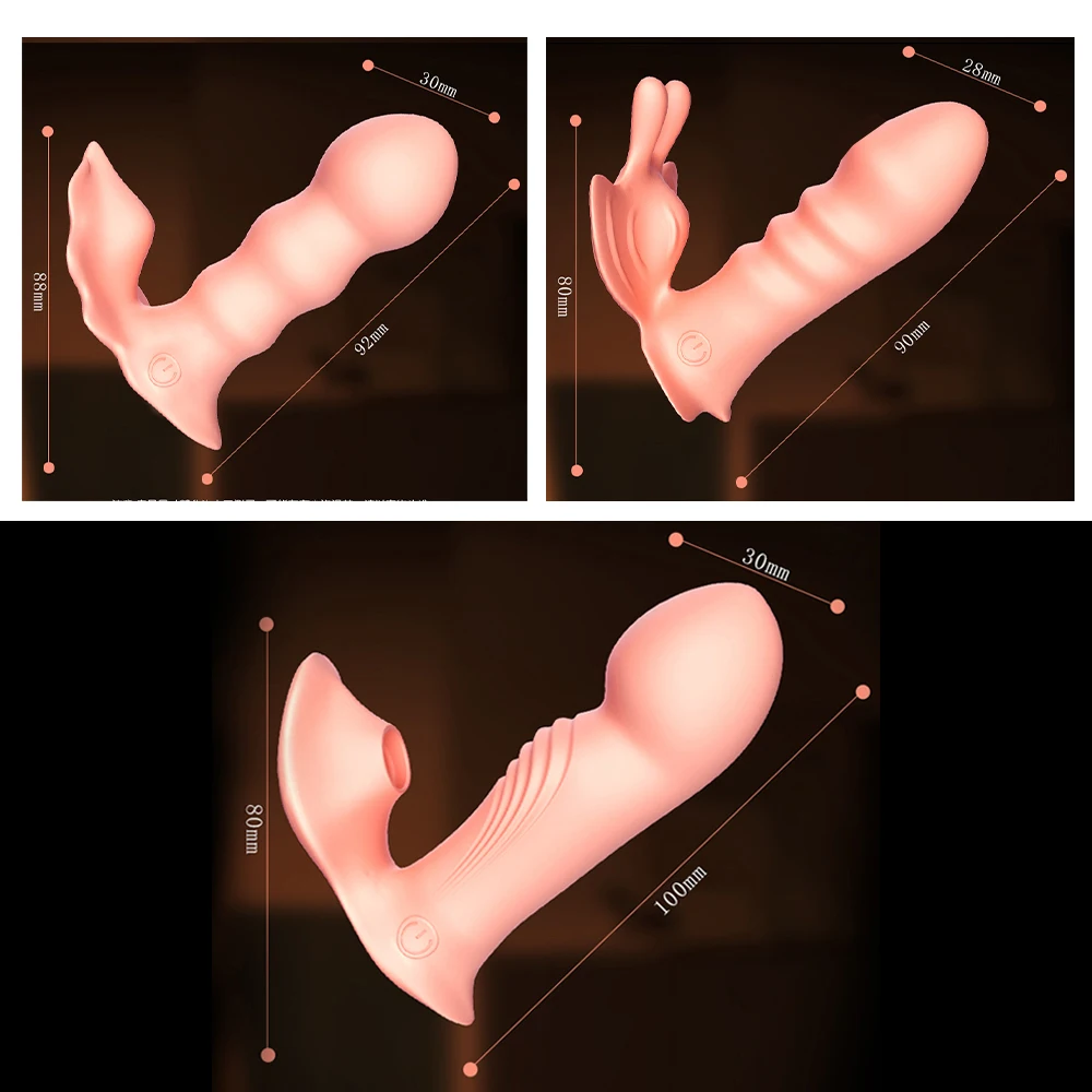 Wearable Dildo Vibrator Toy for Women Orgasm Masturbator G Spot Clit Stimulate Remote Control Adult Female Vagina Sex Machines