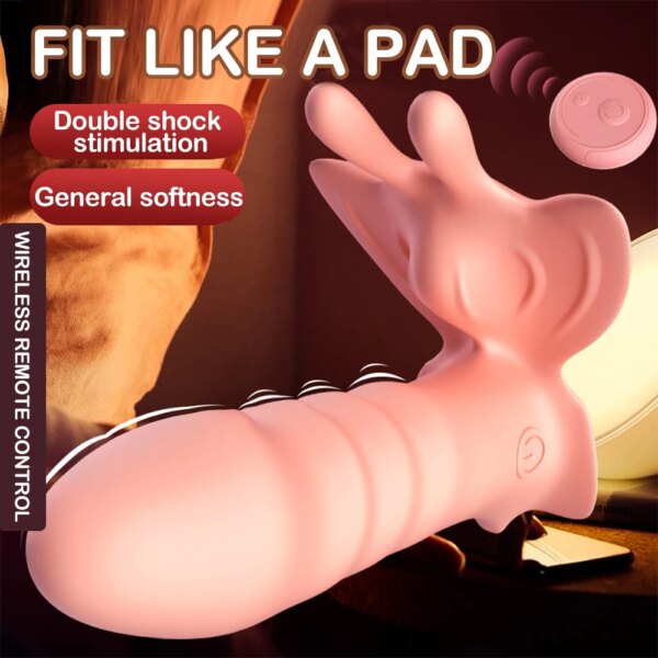 Wearable Dildo Vibrator Toy for Women Orgasm Masturbator G Spot Clit Stimulate Remote Control Adult Female Vagina Sex Machines