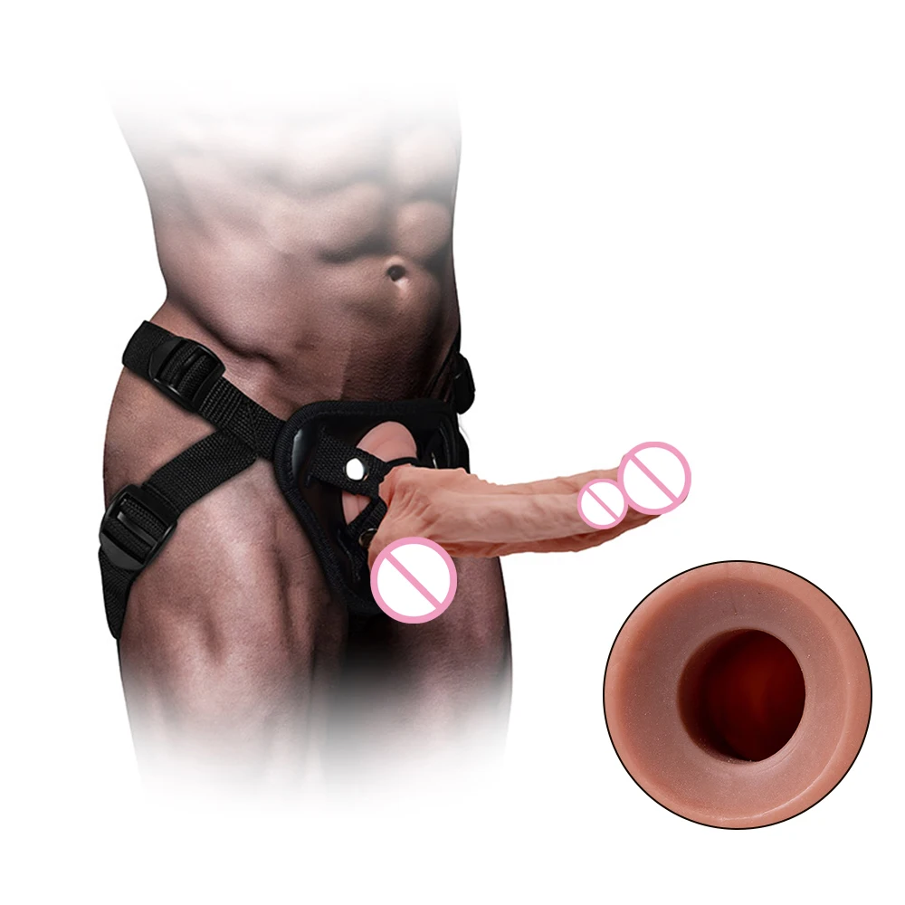 Realistic Dildos Wearable Penis Male Strap On Panties G-Spot Vagina Stimulation Sex Toys For Women Lesbians Couples Masturbator