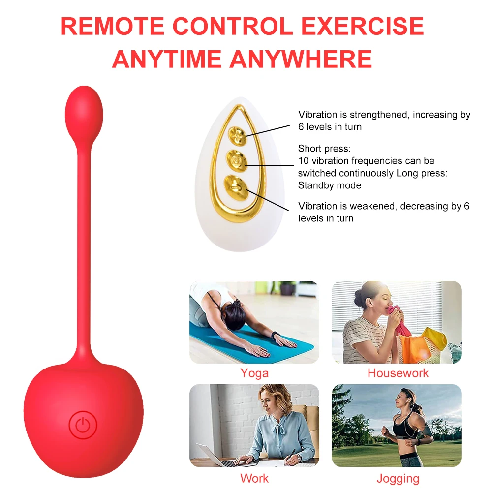 Vaginal Vibrators G Spot Anal Remote Control Vibrating Egg Massager Female Wearable Stimulator Adult Sex Toys for Women Couples
