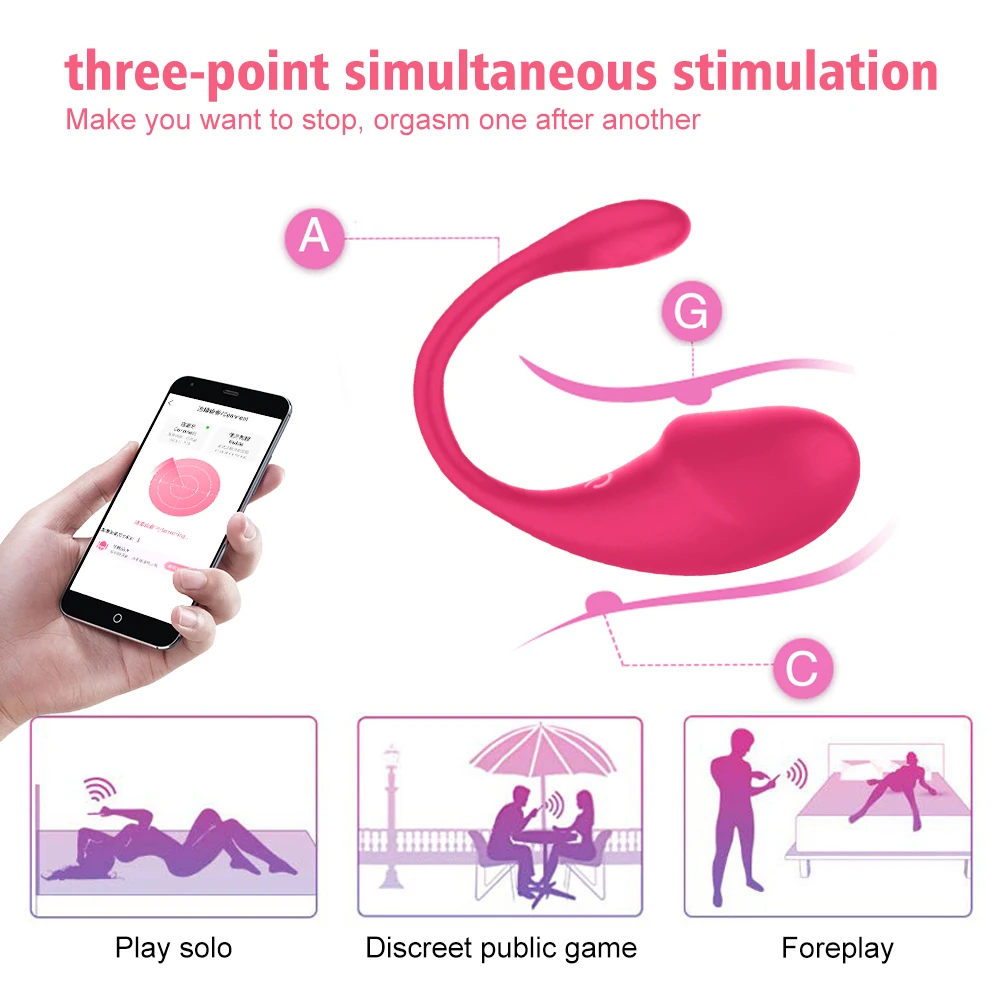 APP Wireless Control G Spot Vibrator For Women Remote Control Panties Wearable Vibrating Egg Massager Dildo Sex Toys for Adults APP Wireless Control G Spot Vibrator For Women Remote Control Panties Wearable Vibrating Egg Massager Dildo Sex Toys for Adults