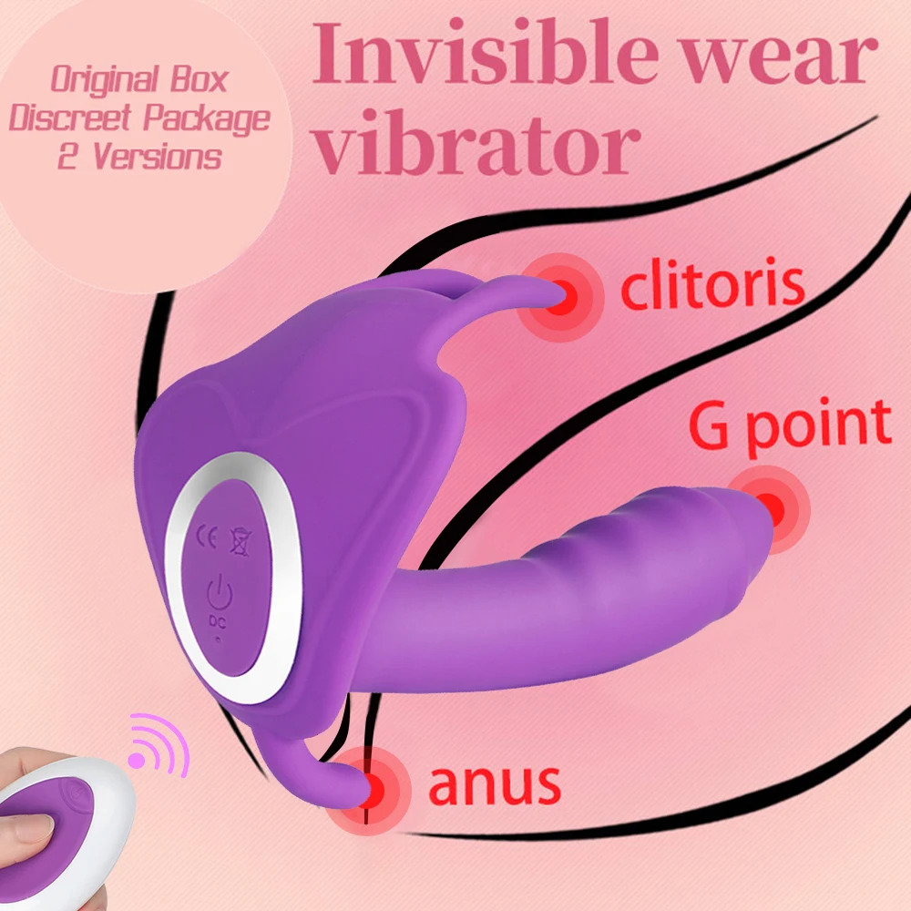 Wear Dildo Vibrator Sex Toy for Women Orgasm Masturbator G Spot Clit Stimulate Remote Control Panties Vibrators Adult Sex Toys Wear Dildo Vibrator Sex Toy for Women Orgasm Masturbator G Spot Clit Stimulate Remote Control Panties Vibrators Adult Sex Toys