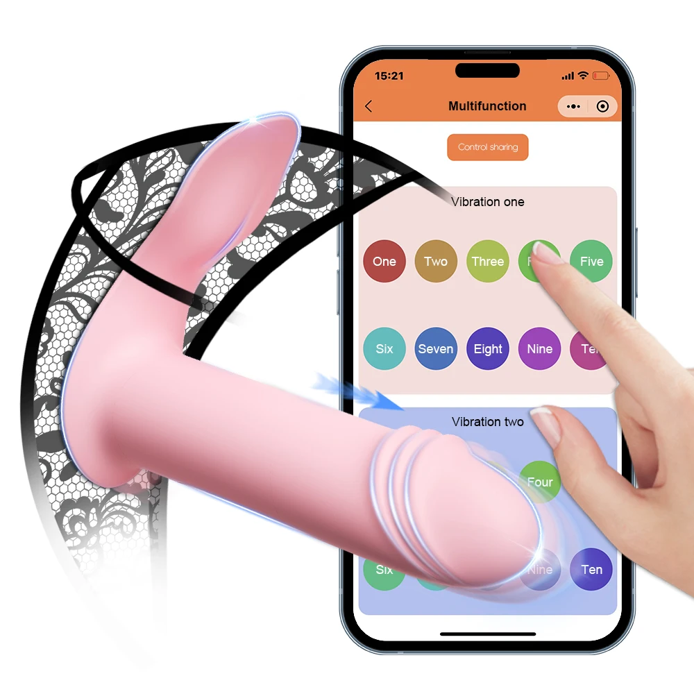 Wearable Bluetooth APP Vibrator G-spot Stimulator Clitoris Massager Vibration Telescopic Dildo Female Sex Toys Adult Products Wearable Bluetooth APP Vibrator G-spot Stimulator Clitoris Massager Vibration Telescopic Dildo Female Sex Toys Adult Products